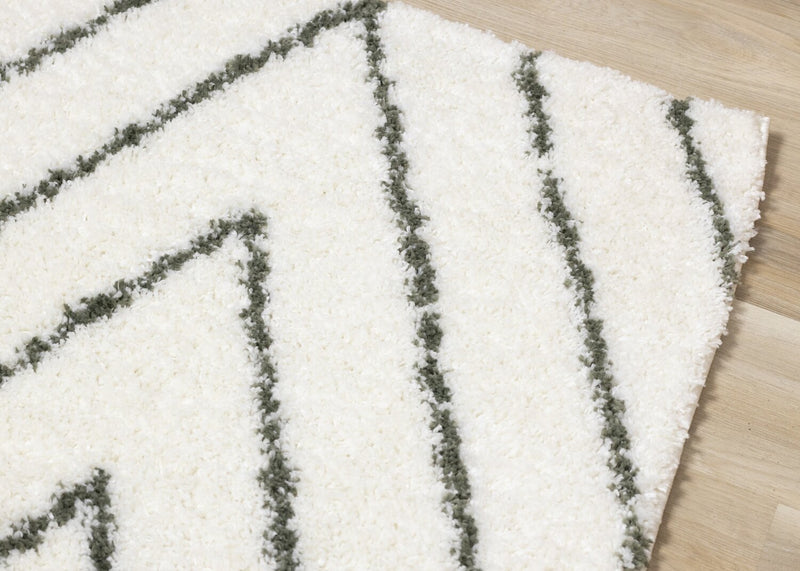 Pascal Multi-Colour Shag Area Rug - 5'3\" x 7'7\"