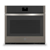 GE 30\" 5 Cu. Ft. Electric Single Wall Oven with No Preheat Air Fry - Slate - JTS5000EVES