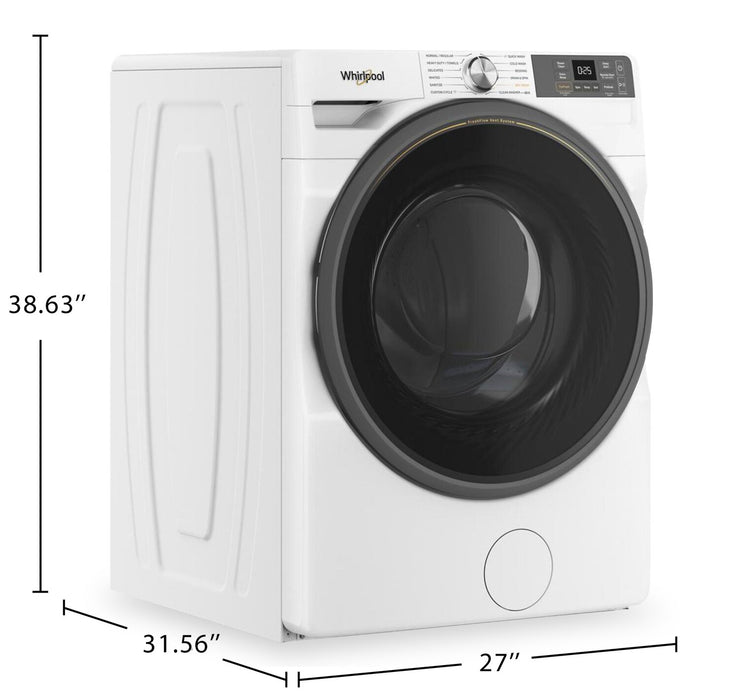 Whirlpool 5.2 Cu. Ft. Smart Front-Load Washer with FreshFlow™ Vent System - White - WFW5720RW