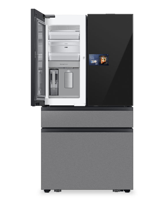 Samsung 36\" 29 Cu. Ft. Bespoke French-Door Refrigerator with AI Home Screen - RF90F29BECRAA