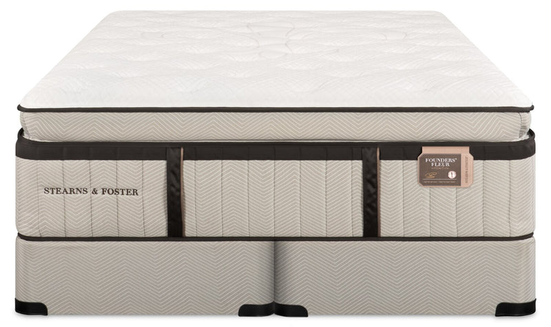 Stearns & Foster® Swansea Luxury Euro Pillowtop King Mattress Set