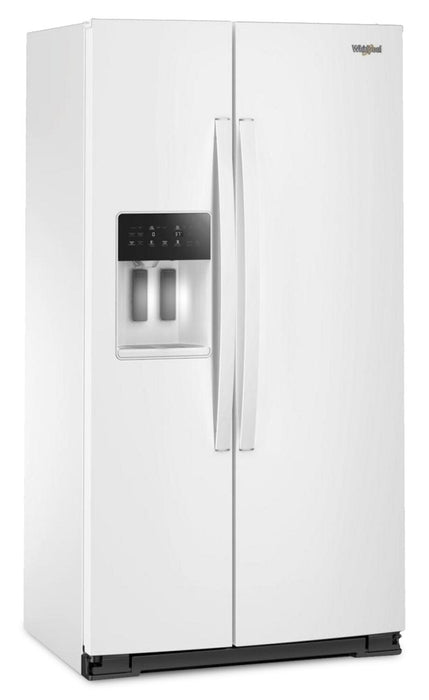 Whirlpool 36\" 21 Cu. Ft. Side-by-Side Refrigerator - White - WRSC5536RW