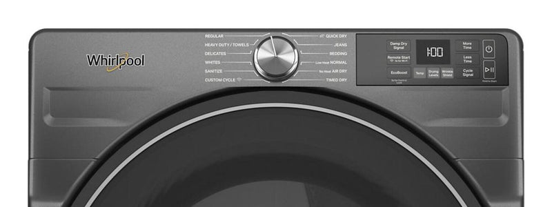 Whirlpool 7.4 Cu. Ft. Smart Gas Dryer with Wrinkle Shield™ - Volcano Black - WGD5720RU