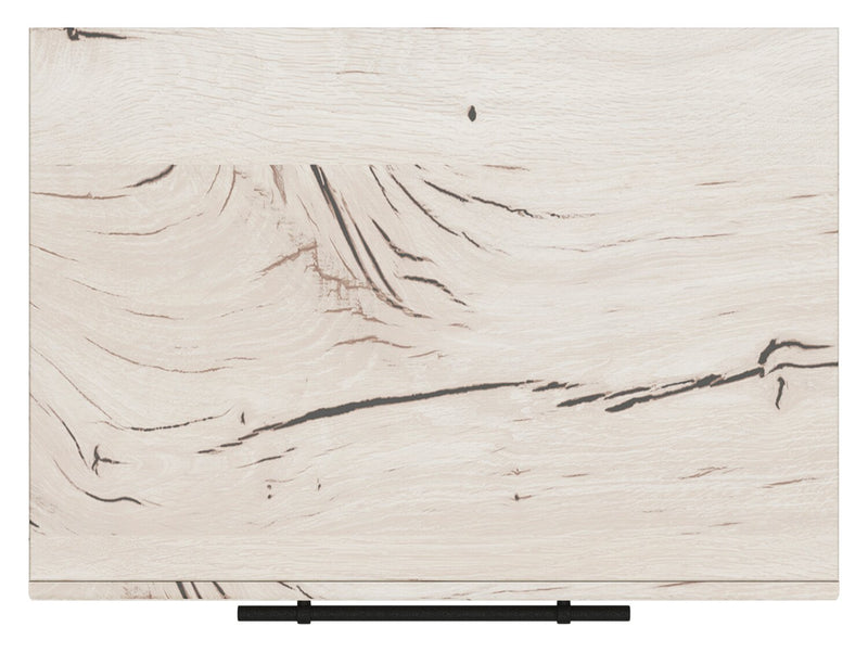 Derekson Bedside 2-Drawer Nightstand with USB Ports, 21.7\"W x 24.3\"H - Rustic White