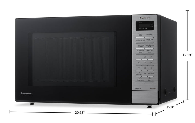 Panasonic 1.2 Cu. Ft. Countertop Microwave Oven – Black - NNST68QSC