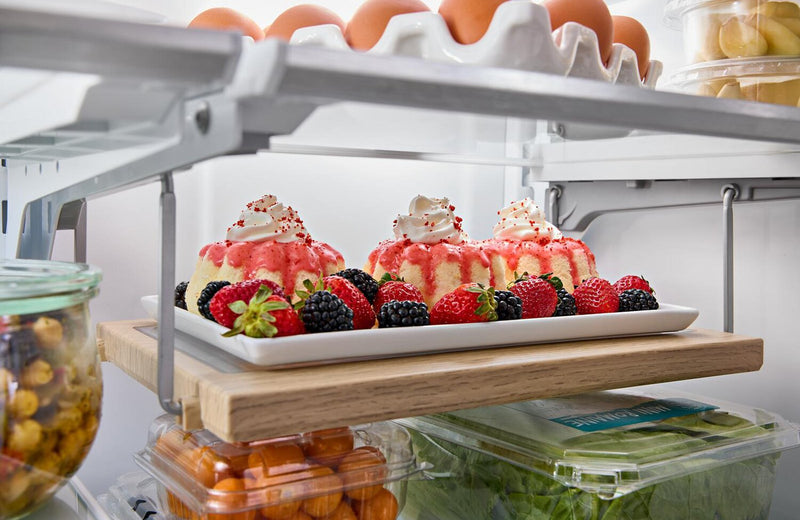 KitchenAid 36\" 20 Cu. Ft. Counter-Depth French-Door Refrigerator - Stainless Steel - KRFC136RPS