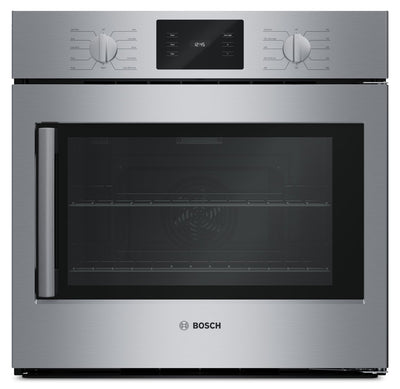 Bosch 30" 4.6 Cu. Ft. 500 Series Electric Single Wall Oven - Stainless Steel - HBL5455RUC | Four mural simple électrique Bosch de série 500 de 4,6 pi³ et de 30 po - acier inoxydable - HBL5455RUC | HBL5455R
