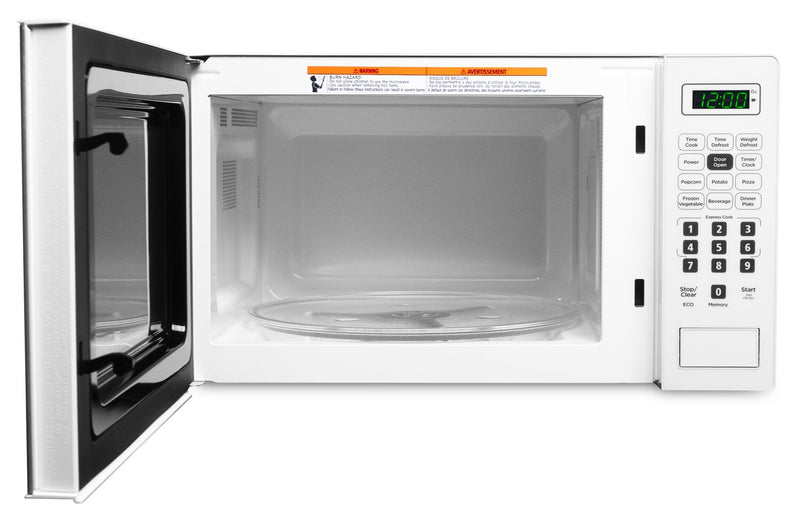 Danby 0.7 Cu. Ft. Countertop Microwave with Auto Defrost - White - DBMW0721BWW