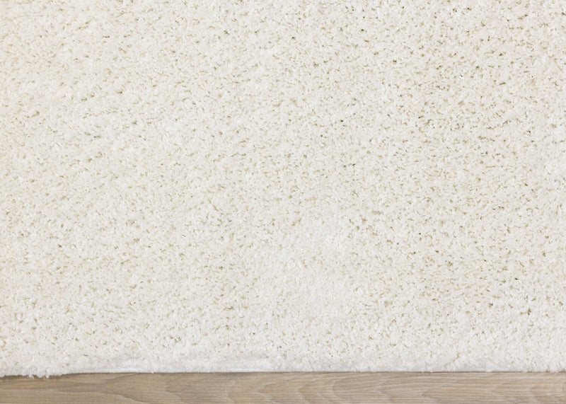 Pascal Cream Shag Area Rug - 5'3\" x 7'7\"