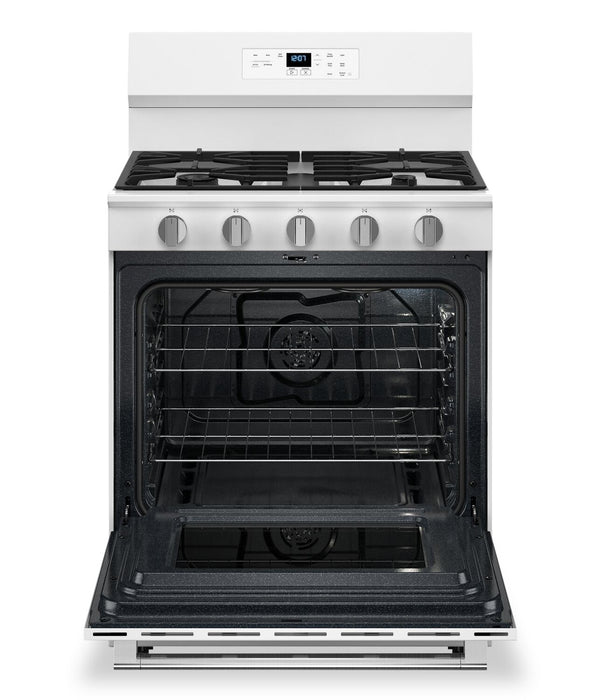 Maytag 5 Cu. Ft. Convection Gas Range with No Preheat Air Fry - White - MFGS6030RW