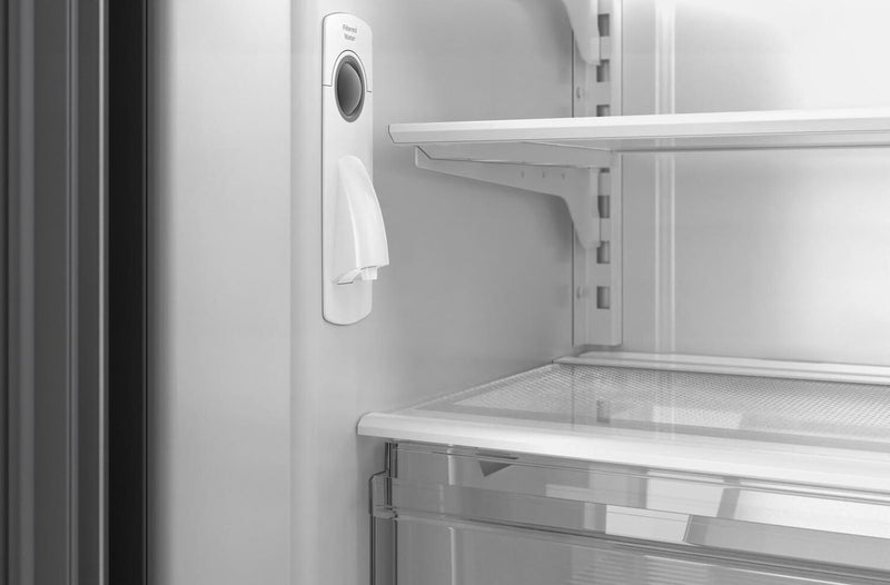 Whirlpool 36\" 20 Cu. Ft. Counter-Depth French-Door Refrigerator - Black Stainless Steel - WRFC2036RV