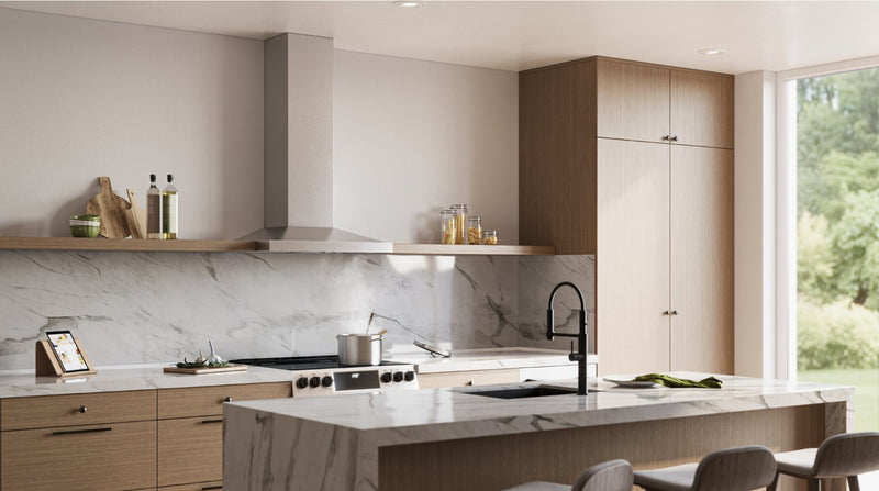 Broan 30\" Pyramid Chimney Range Hood with Code Ready™ Technology - EWS1306SS