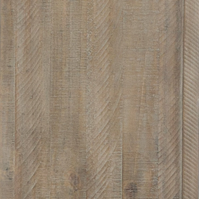 Baron 22” Rustic Pine Pier with Storage and Cable Management - Dovetail Grey