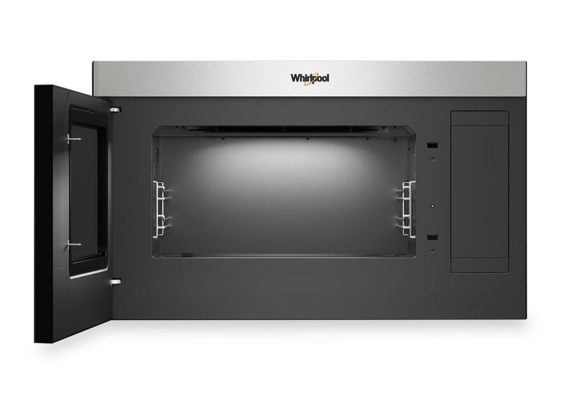 Whirlpool 1.1 Cu. Ft. Flush Over-the-Range Microwave with Air Fry - Stainless Steel - YWMMF7330RZ