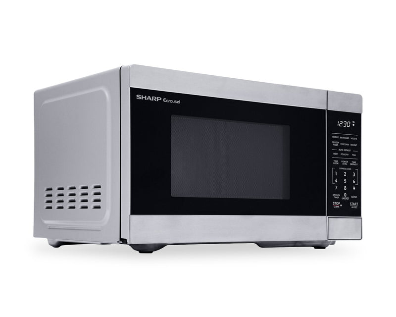 Sharp 0.9 Cu. Ft. Carousel® Countertop Microwave - Stainless Steel - SMC0962KSC