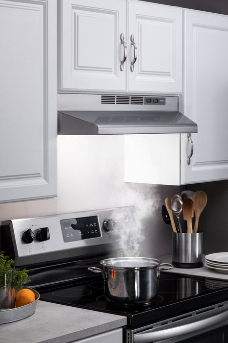 Broan BU2 Series 24\" Under-Cabinet Range Hood - Stainless Steel - BU224SF