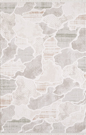 Cove Waves Multi-Colour Area Rug - 6'7