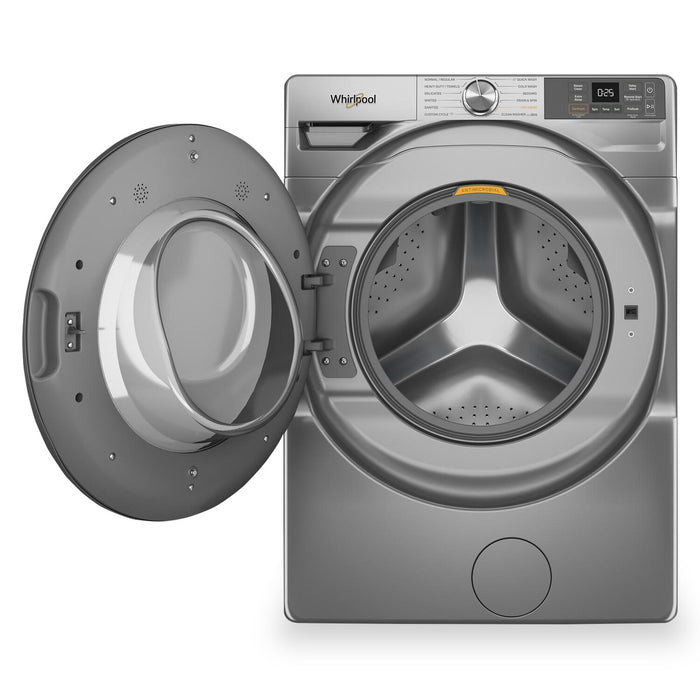 Whirlpool 5.2 Cu. Ft. Smart Front-Load Washer with FreshFlow™ Vent System - Radiant Silver - WFW5720RR