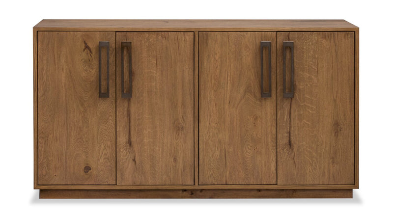 Scott Living Henri Dining Sever with Storage, Wood, 60\"W - Brown