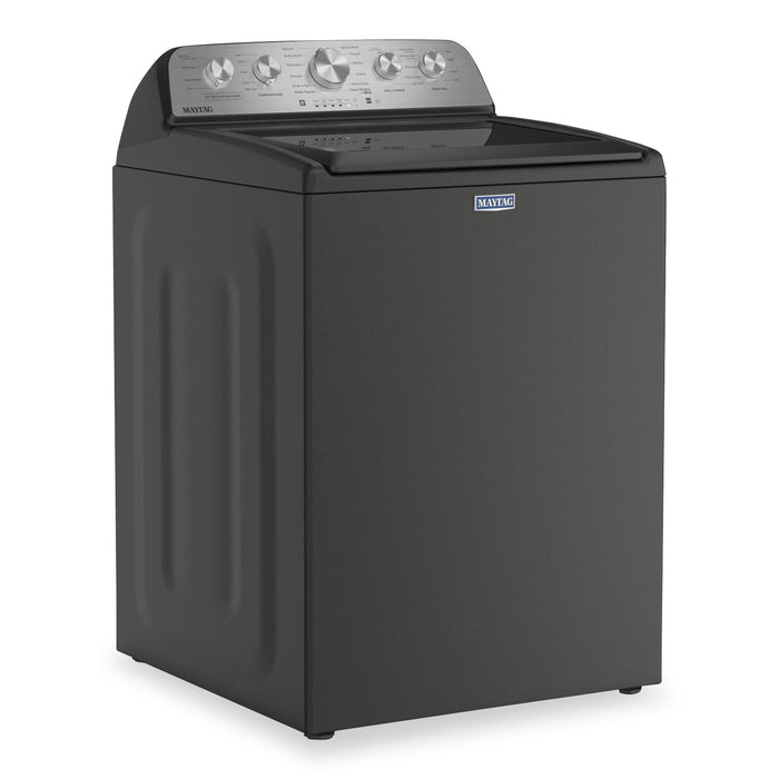 Maytag 5.4 Cu Ft. Top Load Agitator Washer with Pet Pro Option – Volcano Black - MTW5605RU