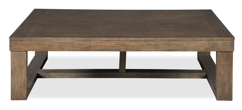 Jasper 56\" Modern Coffee Table - Grey Brown