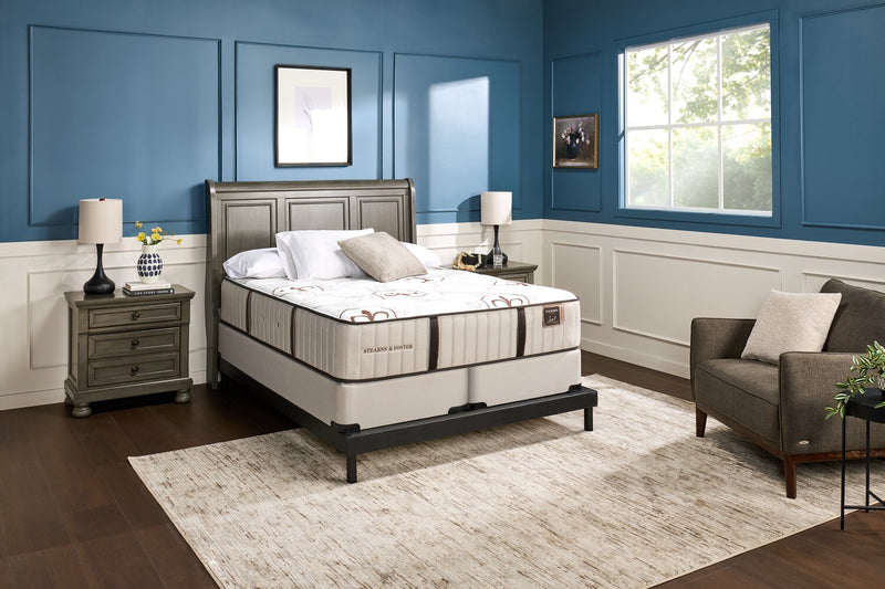 Stearns & Foster Low-Profile King Boxspring Set