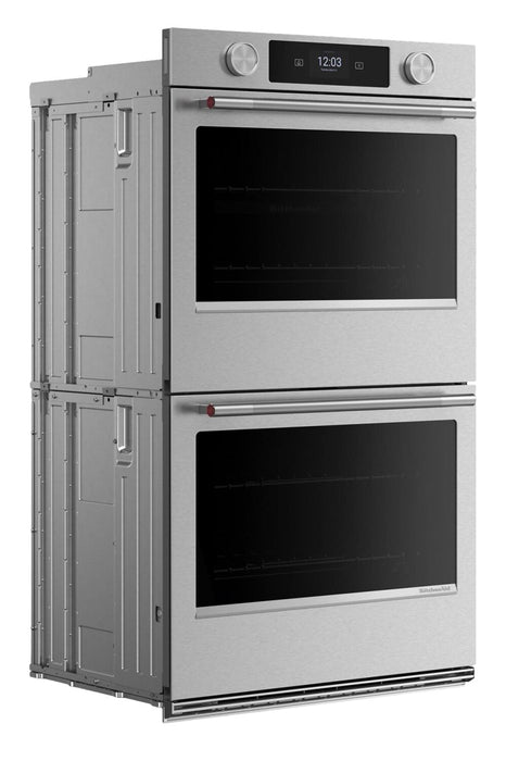 KitchenAid 30\" Smart Electric Double Wall Oven - PrintShield™ Stainless Steel - KOED730SPS\t