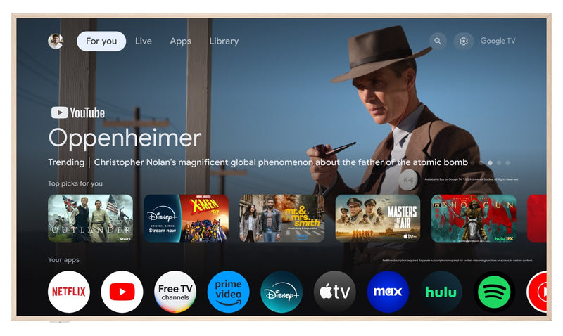 TCL 75\" NXTVISION 4K QLED Smart Google TV (75A300W)