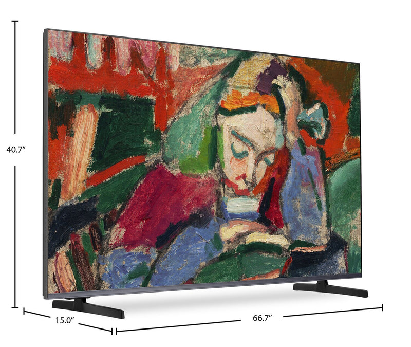 HISENSE 75\" CanvasTV QLED 4K UHD Smart Google TV (75S7N) - 2024 Model