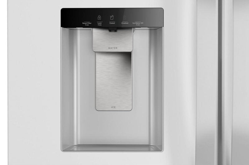 Whirlpool 36\" 30 Cu. Ft. French-Door Refrigerator with Ice and Water - White - WRFF3536SW