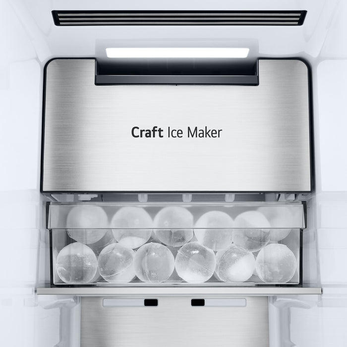 LG 36\" 27 Cu. Ft Side by Side Refrigerator - Fingerprint Resistant Stainless Steel - LL27T3530S 