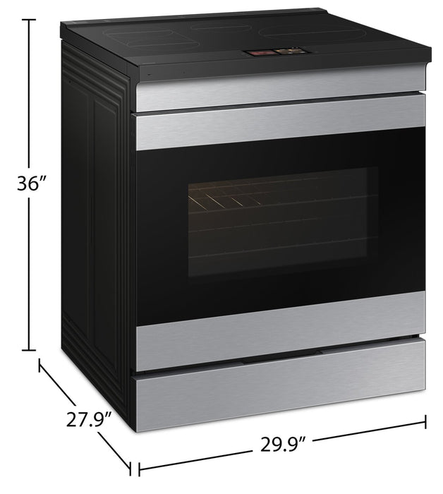 Samsung 6.3 Cu. Ft. Smart Induction Slide In Range with Oven Camera - Stainless Steel - NSI6DG9900SRAC