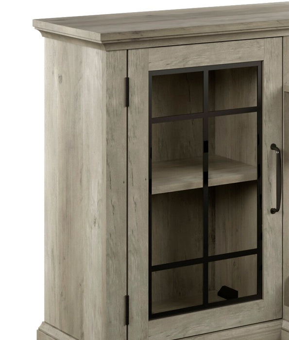 Manhasset 63\" Electric Fireplace TV Stand with Storage for TVs up to 70\" - Valley Pine