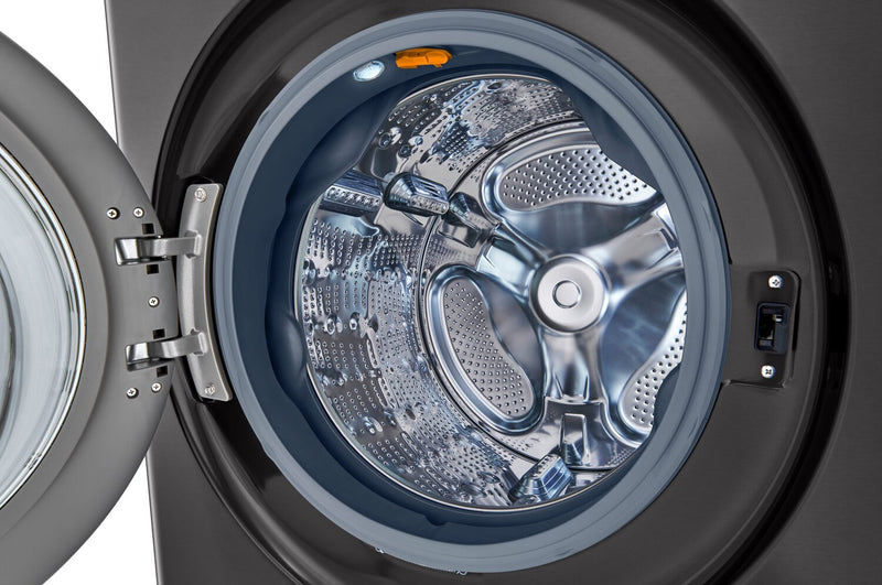 LG 5.8 Washer/7.8 Dryer Cu. Ft. Front-Load High-Efficiency Washtower™ - Black Steel - WKHC252HBA
