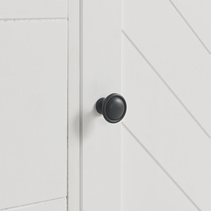 Ella Bedroom 6-Drawer & Cabinet Dresser, 63\"W x 36\"H - White