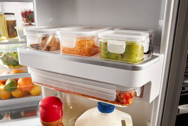 Whirlpool 36\" 26 Cu. Ft. French-Door Refrigerator - Black Stainless Finish - WRMF7736PV