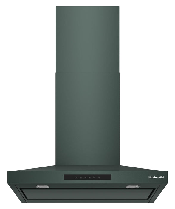 KitchenAid 30\" Wall-Mount 4-Speed Canopy Range Hood – Juniper - KVWC730SJP