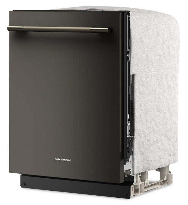 KitchenAid 24\" 41 dBA Dishwasher with Third Level Jet Rack – Black Ore - KDTS324SBE