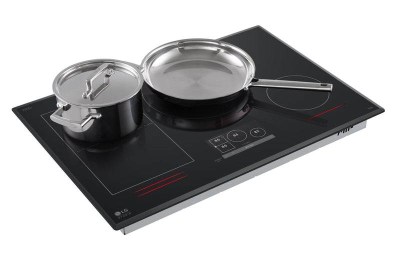 LG Studio 30\" Smart Induction Cooktop with UltraHeat™ - Black - CBIS3018BE 