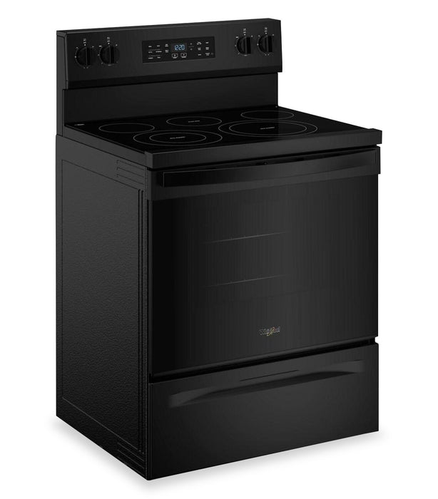 Whirlpool 5.3 Cu. Ft. Electric Range with Air Cooking – Black - YWFES5730SB