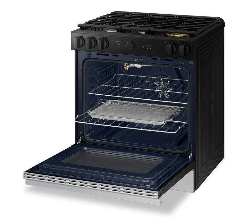 Samsung 6 Cu. Ft. Smart Gas Slide In Range with Air Fry and Air Sous Vide - Stainless Steel - NSG6DG8500SRAA