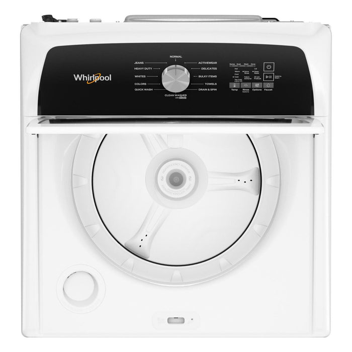 Whirlpool 5.2 Cu. Ft. Top-Load Agitator Washer with Built-In Faucet - White - WTW5025SW