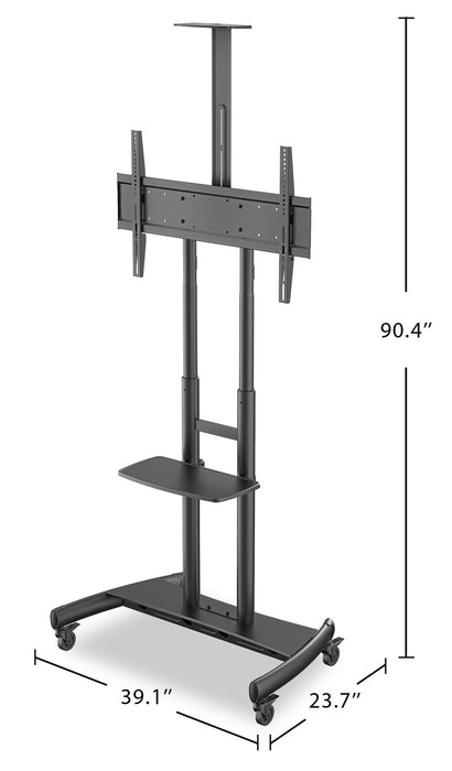 Kanto Rolling TV Cart for 55\" – 86\" TVs 