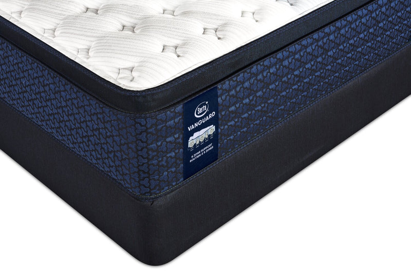 Serta Vanguard Stonehaven Eurotop Firm Twin Mattress Set