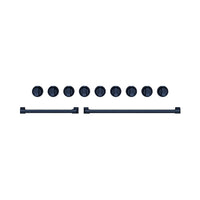 Thor Kitchen Handle and Knob Set for 48” Range in Gun Metal Blue - CKA-RG48-BLU
