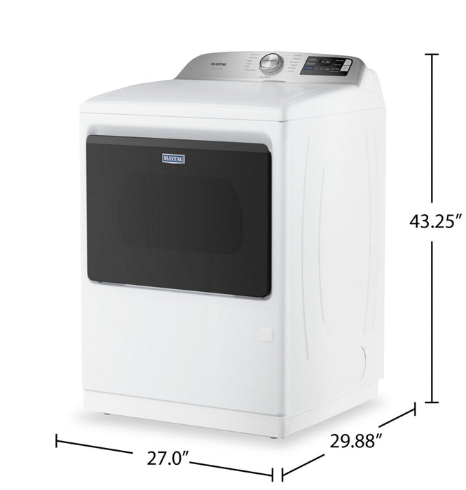 Maytag 7.4 Cu. Ft. Pet Pro Electric Dryer - White - YMED7205RW