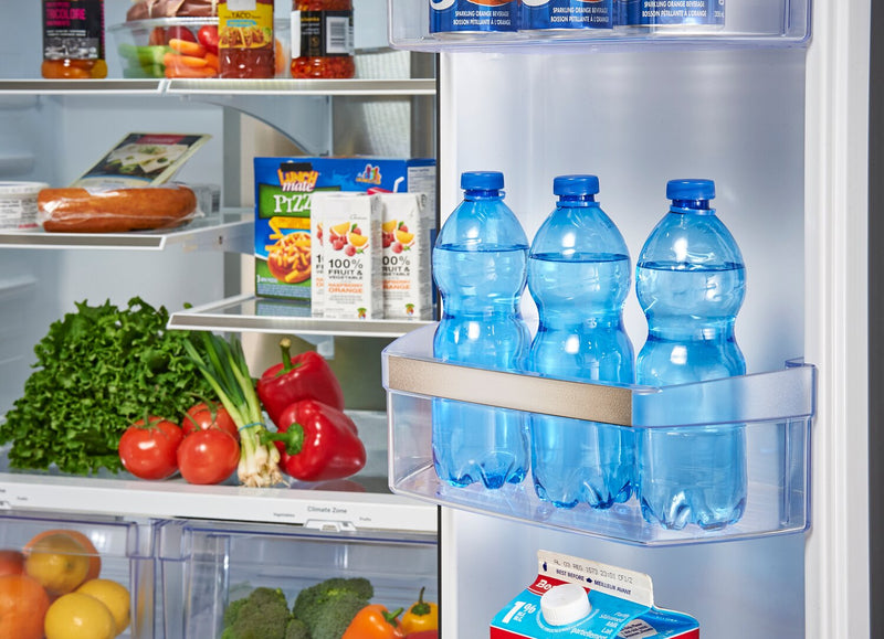 GE 33\" 17.5 Cu Ft. French-Door Counter-Depth Refrigerator – Stainless Steel - PYE18HYRCFS