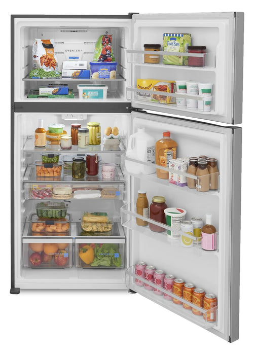 Frigidaire 30\" 20 Cu. Ft. Top Freezer Refrigerator – Fingerprint Resistant Stainless Steel - GRTE2055AF