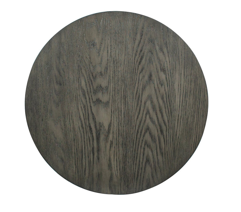 Eldon 22” Modern Round Solid Wood End Table with Storage - Coffee Bean