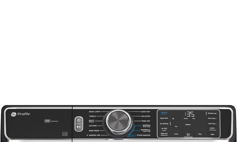 Profile 7.8 Cu. Ft. Smart Electric Dryer with Steam and Sanitize - PFD87ESPVRS